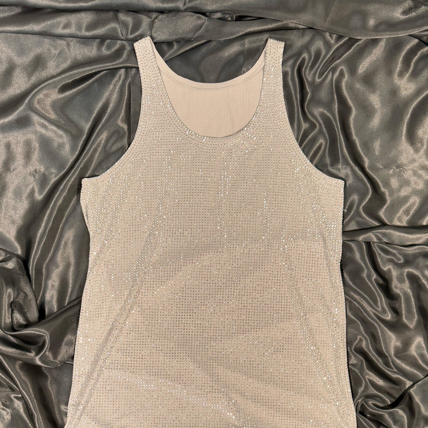 Silver on Silver - Tank Top and Swim Briefs Bundle