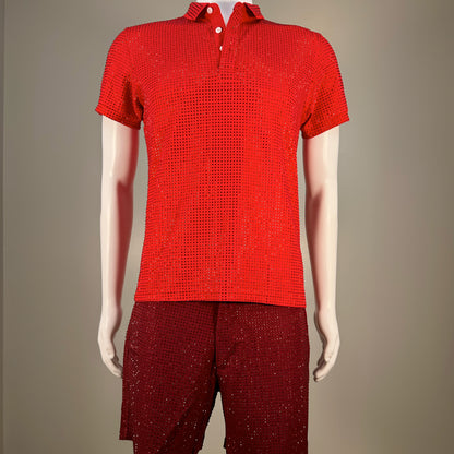 Siam on Dark Red - Polo and Shorts Bundle