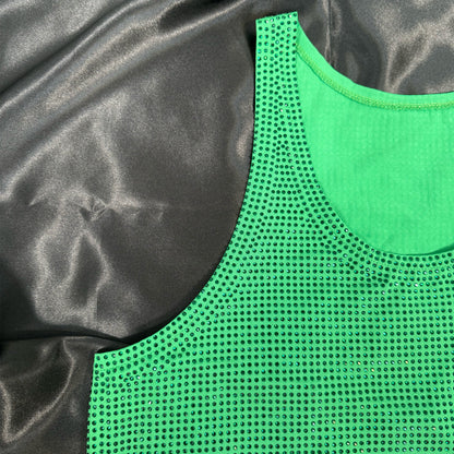 Emerald on Dark Green - Tank Top and Swim Briefs Bundle