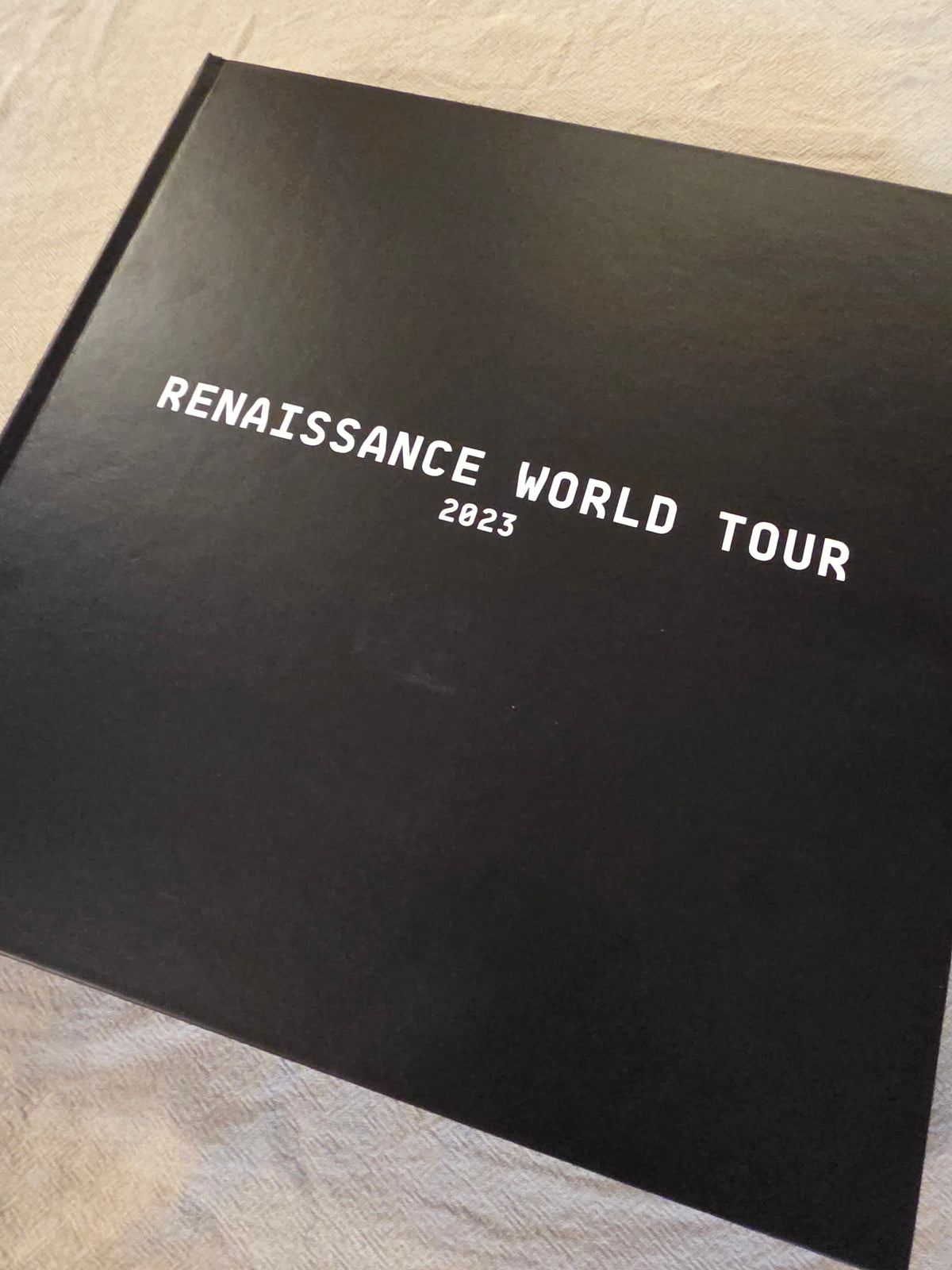 PREORDER Renaissance World Tour Coffee Table Book