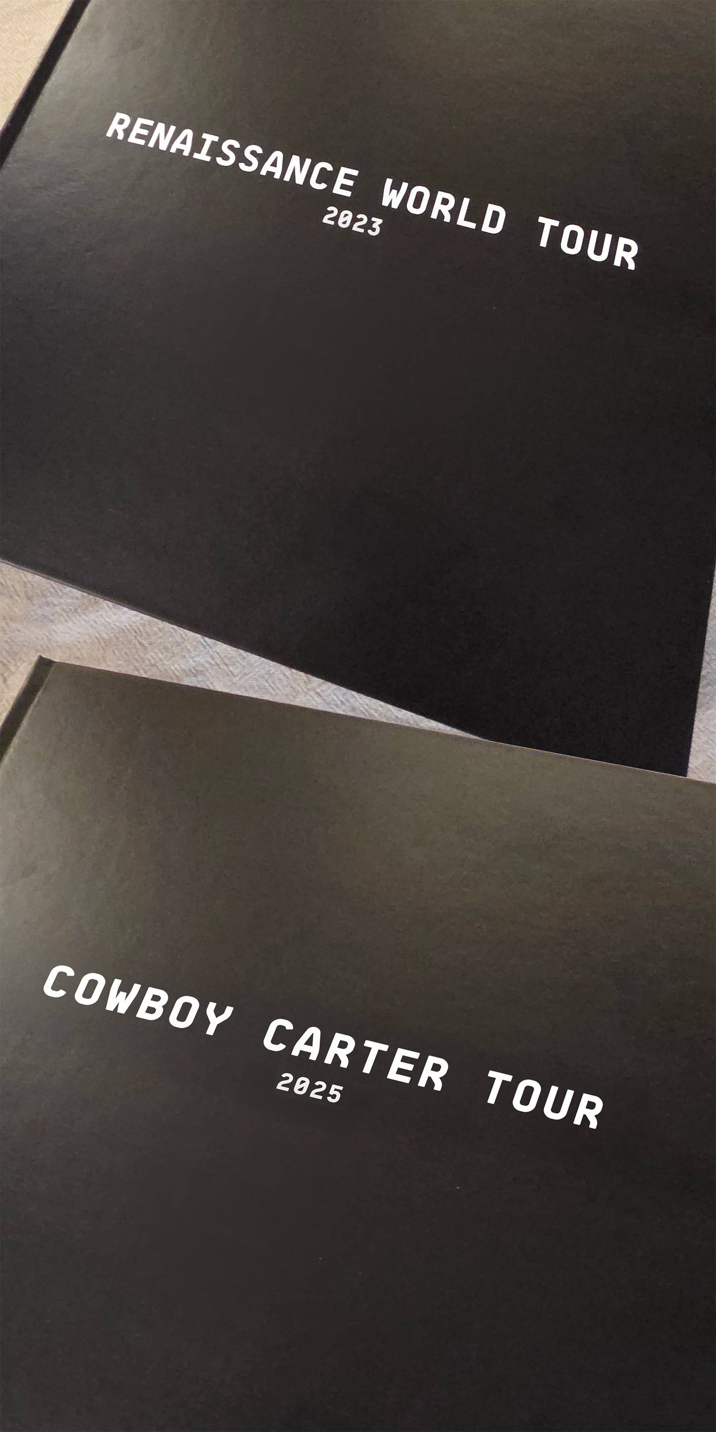PREORDER Cowboy Carter Tour + Renaissance World Tour Coffee Table Books
