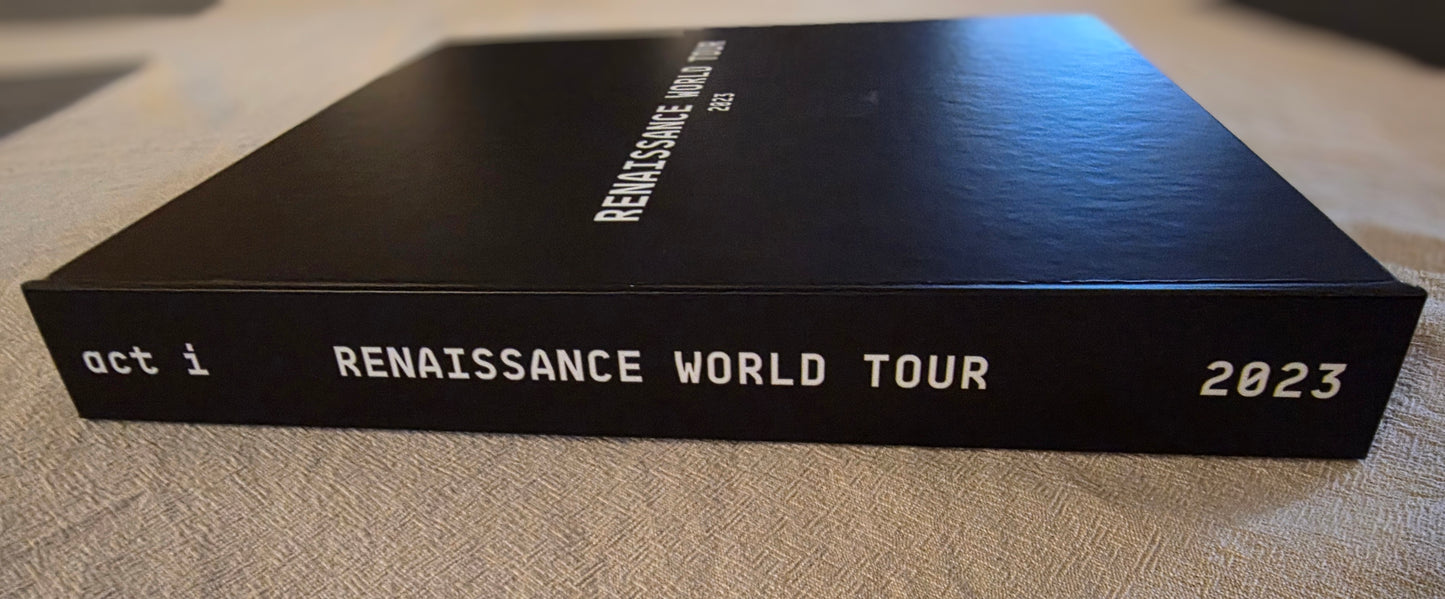 PREORDER Renaissance World Tour Coffee Table Book