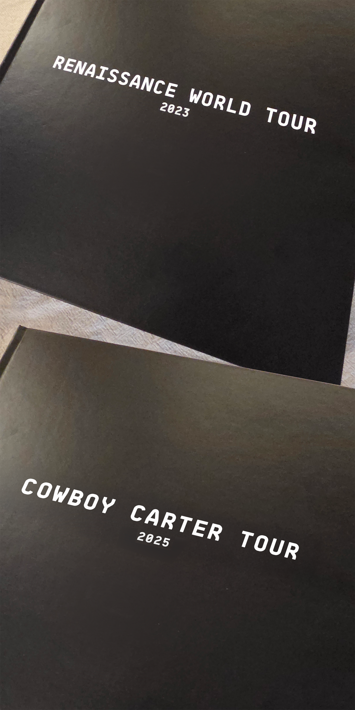 PREORDER Cowboy Carter Tour + Renaissance World Tour Coffee Table Books